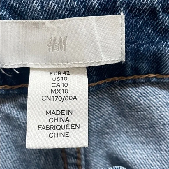 H&M  Cargo high waist wide leg jeans - Picture 4 of 16